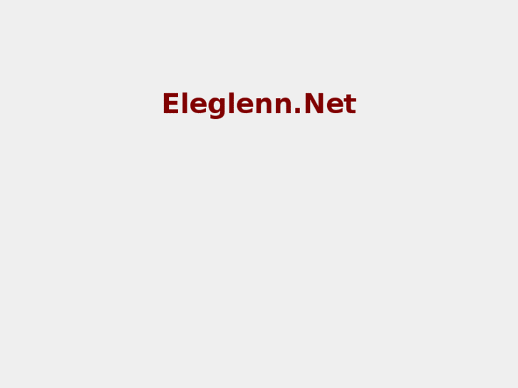 www.eleglenn.net