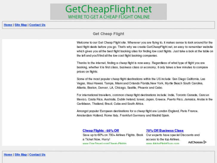 www.getcheapflight.net
