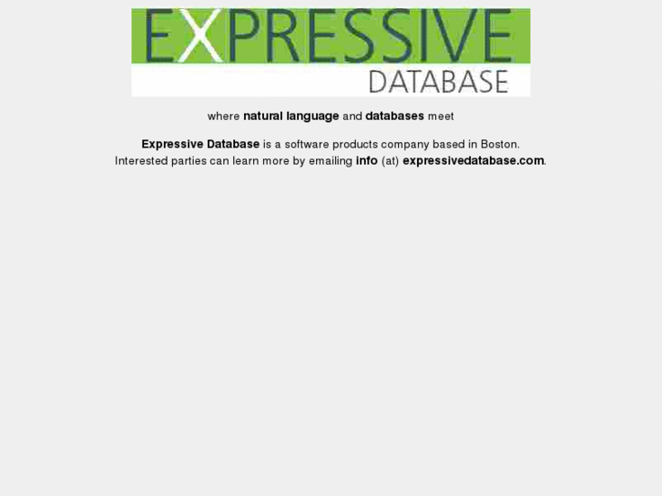 www.expressivedatabases.com