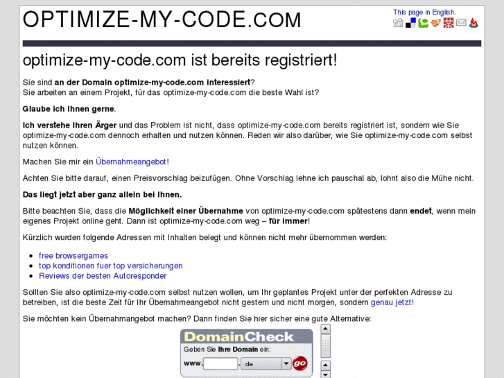 www.optimize-my-code.com