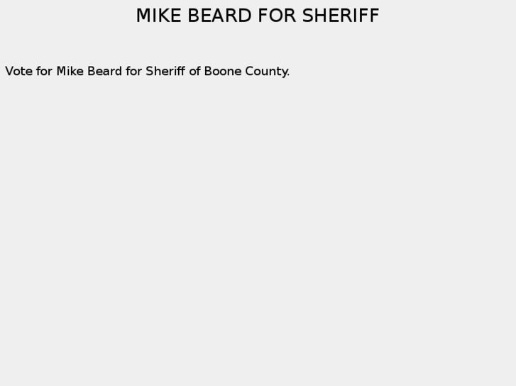 www.mikebeardforsheriff.com