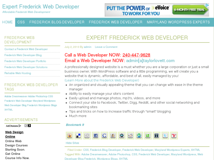 www.webdeveloperfrederick.com