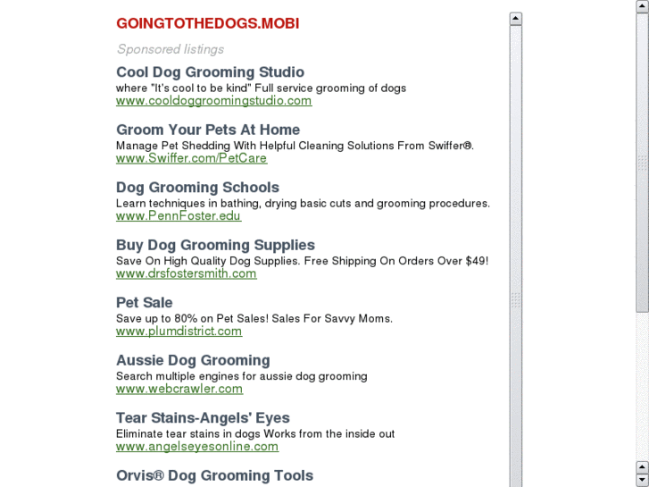 www.goingtothedogs.mobi