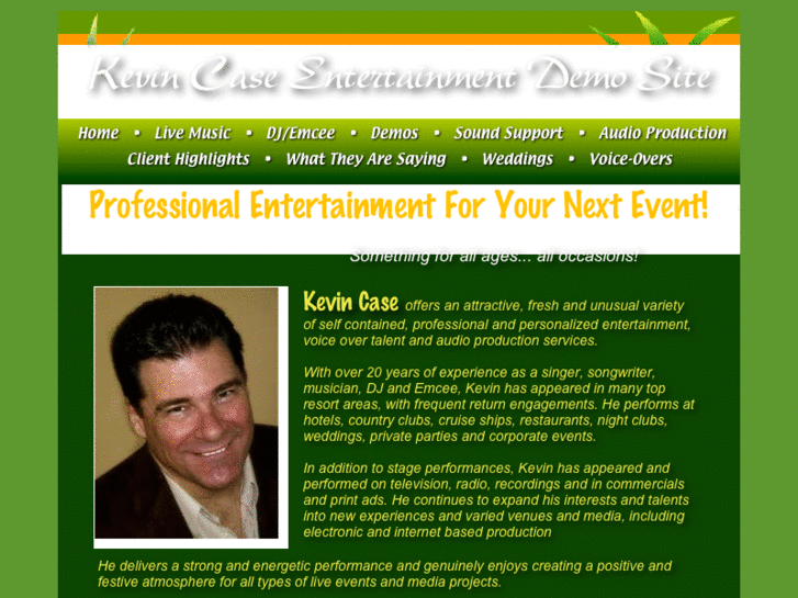 www.kevincasedemo.com