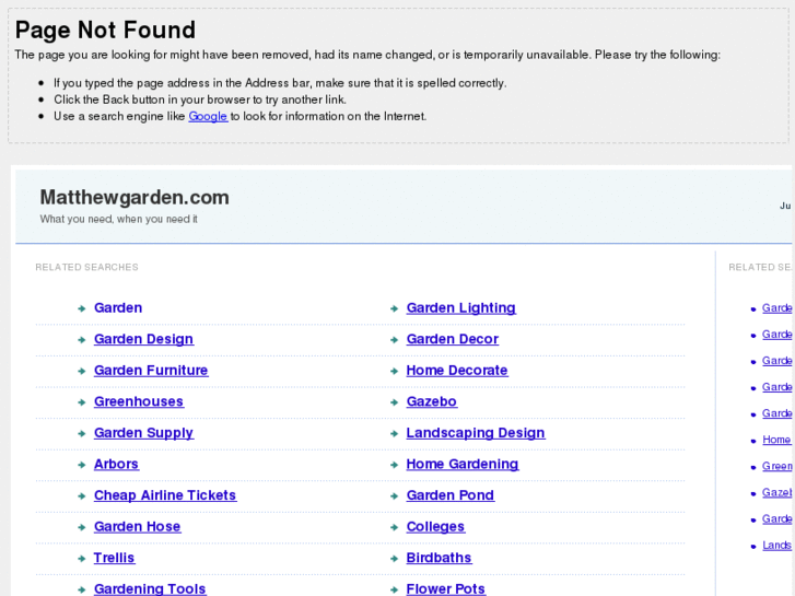 www.matthewgarden.com