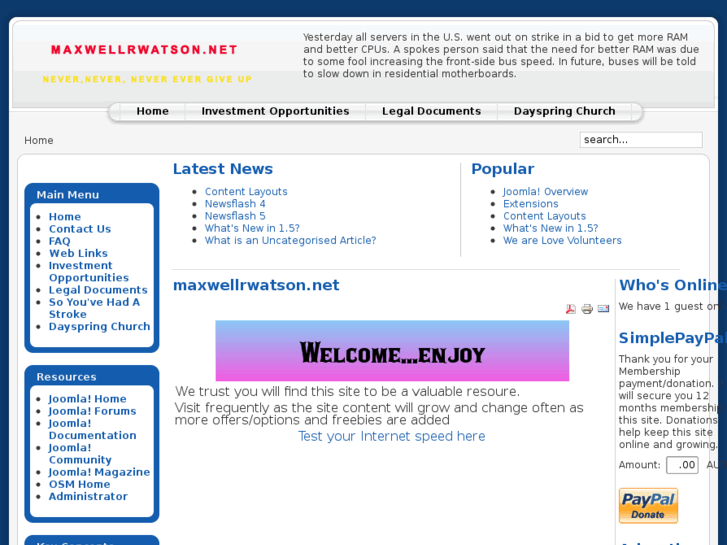 www.maxwellrwatson.net