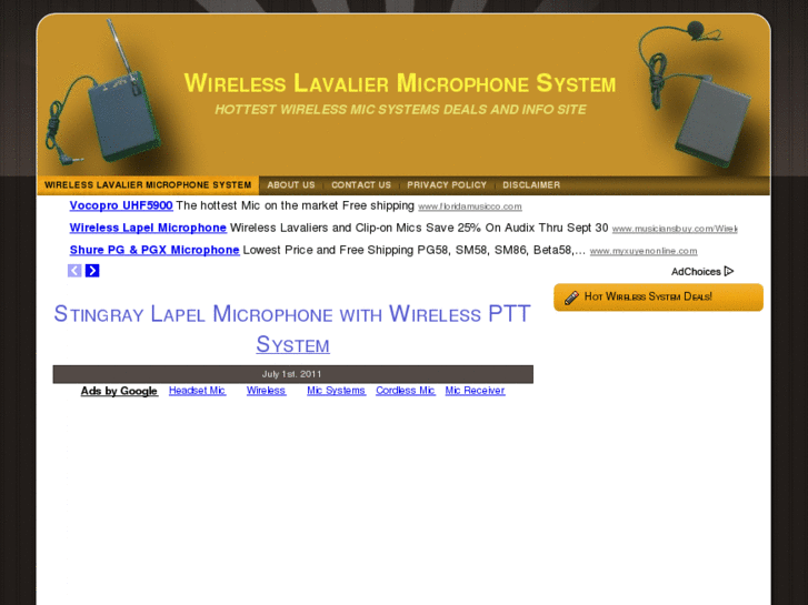 www.wirelesslavaliermicrophonesystem.org