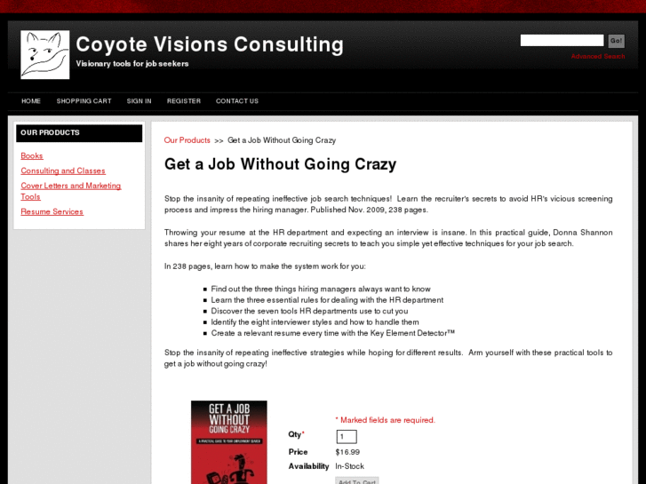 www.getajobwithoutgoingcrazy.info