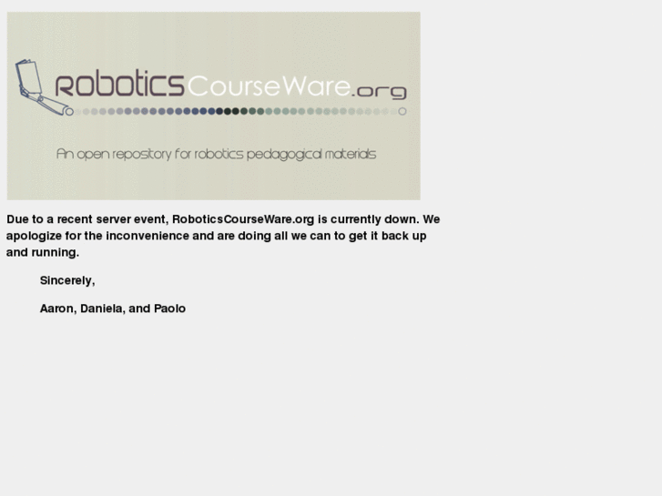www.roboticsopencourseware.org