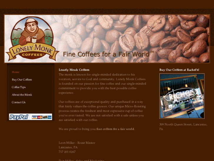 www.lonelymonkcoffees.com