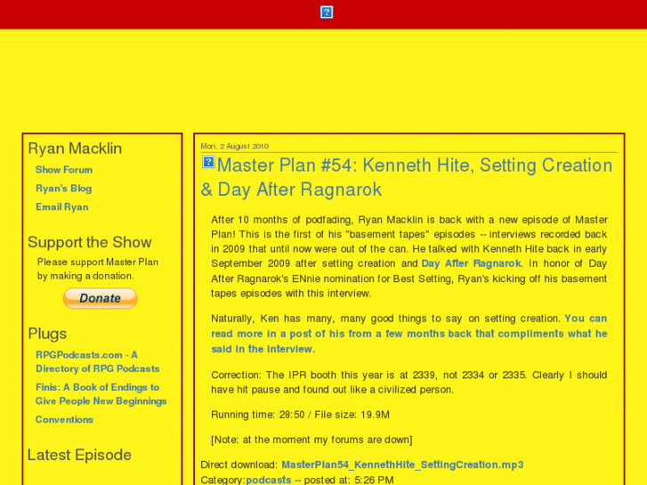 www.masterplanpodcast.net