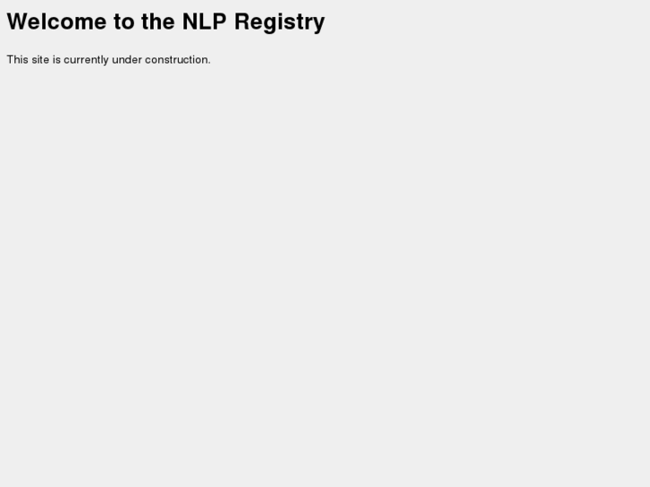 www.nlpregistry.org