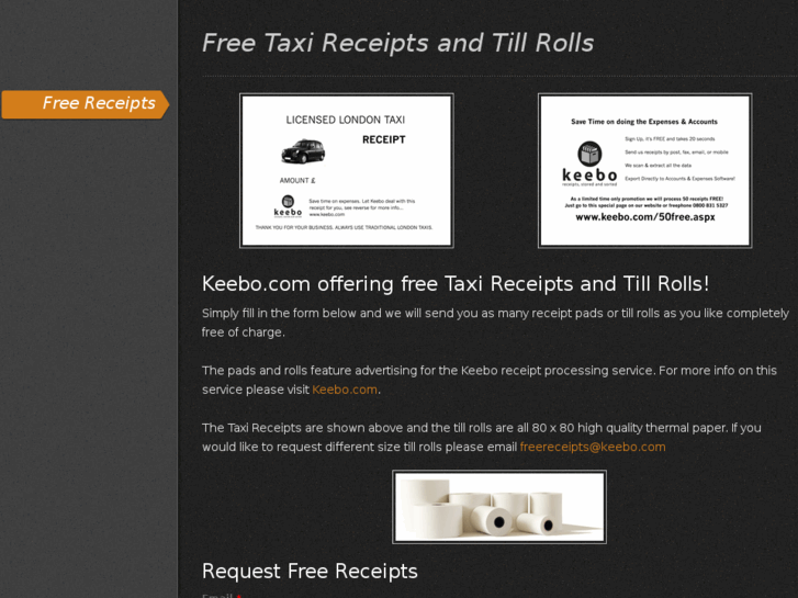 www.freetaxireceipts.net