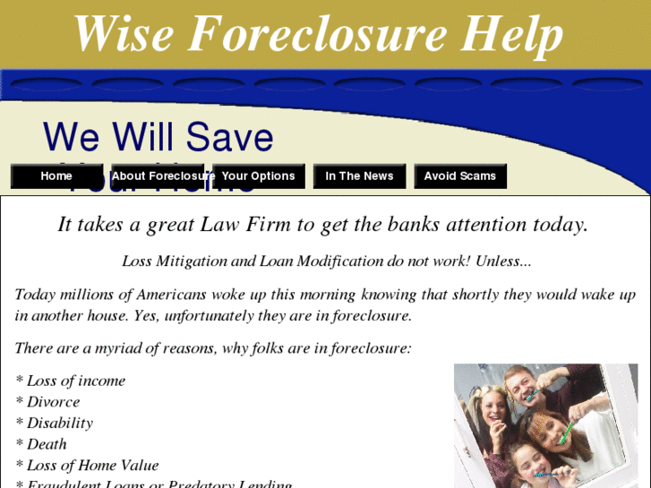 www.wiseforeclosurehelp.net