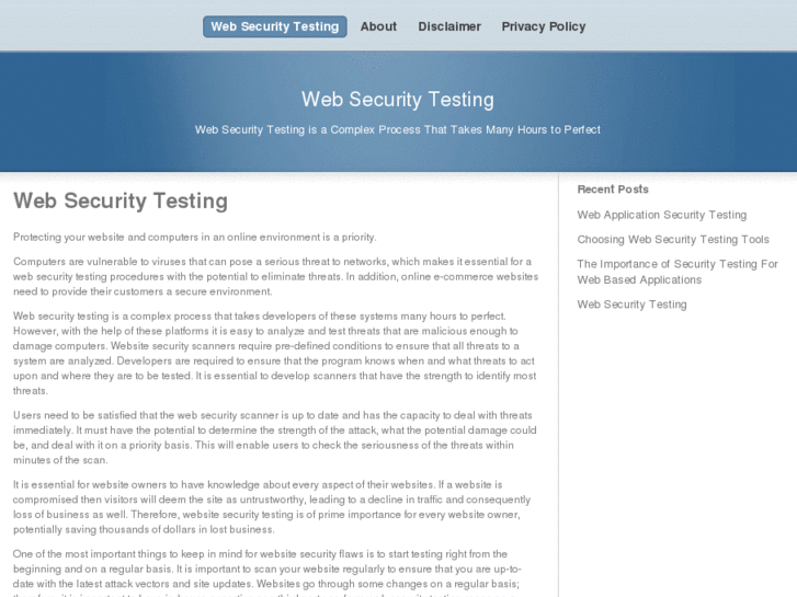 www.websecuritytesting.org