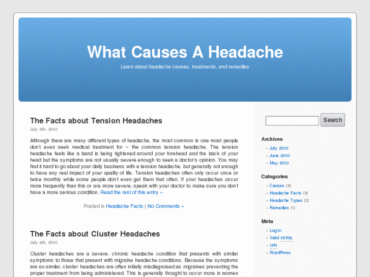 www.whatcausesaheadache.org