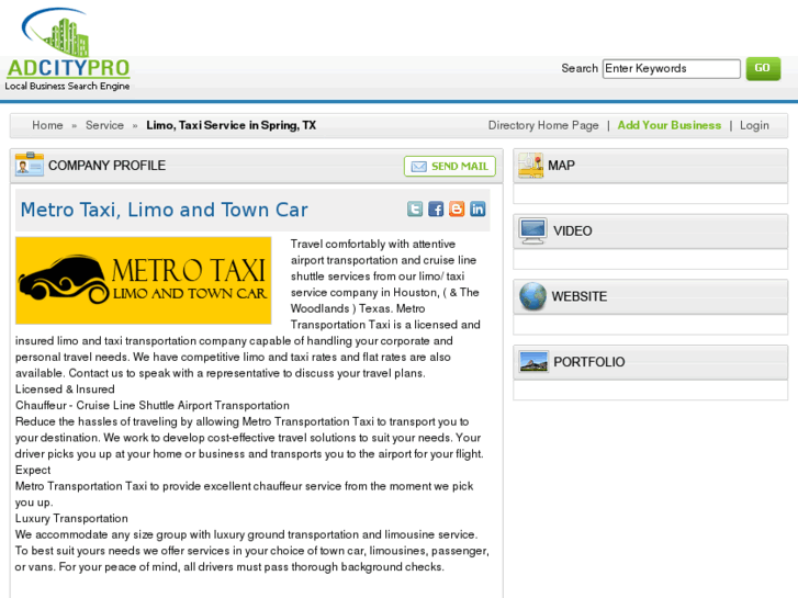 www.metrotaxilimocarserviceinhoustontx.info