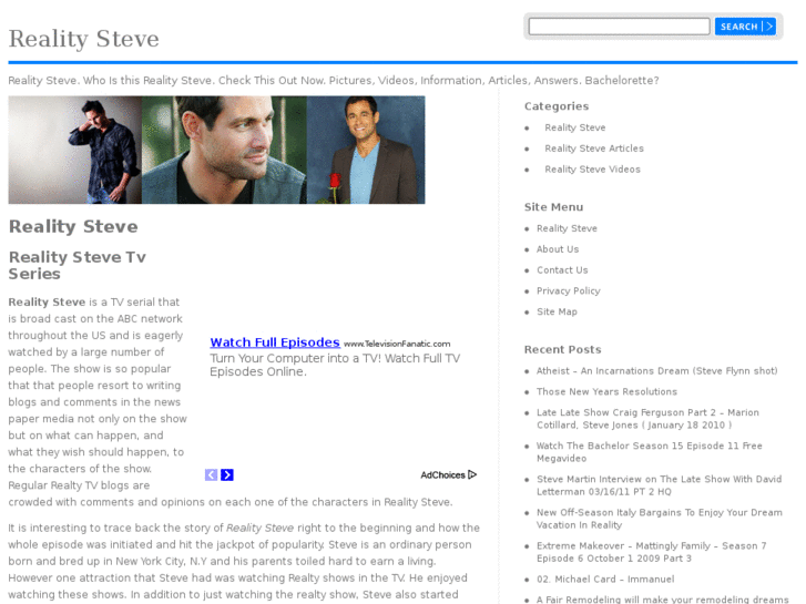 www.realitysteve.org