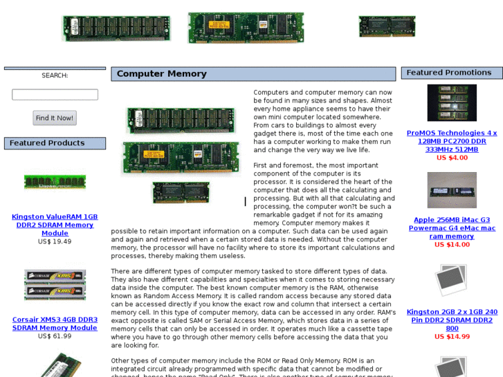 www.workingcomputermemory.info