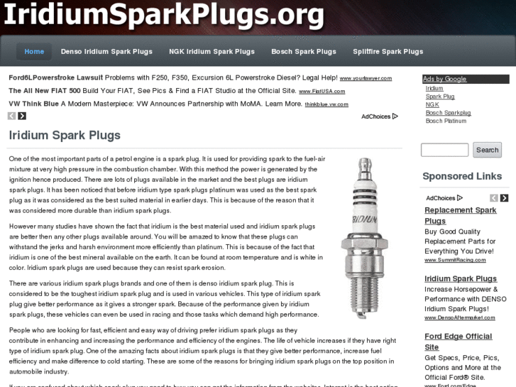 www.iridiumsparkplugs.org