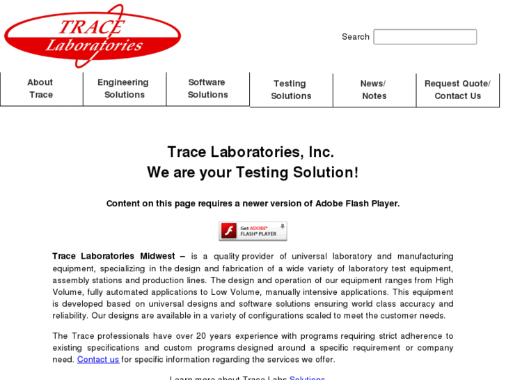 www.tracelabssolutions.net
