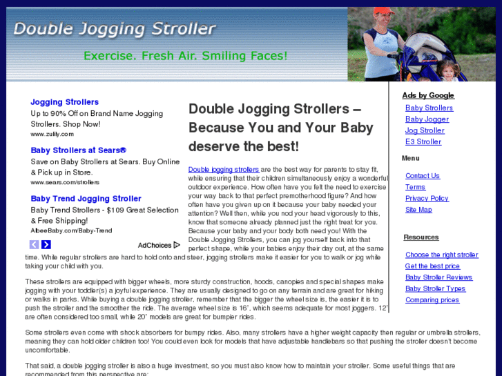 www.thedoublejoggingstroller.com