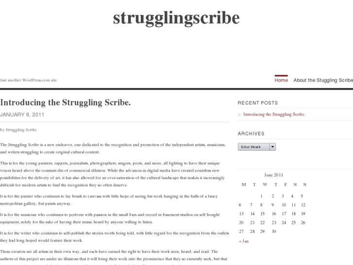 www.strugglingscribe.com