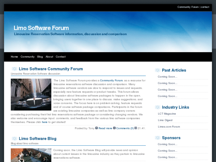 www.limosoftwareforum.com