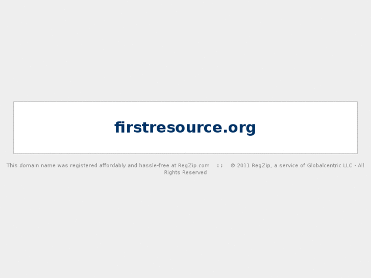 www.firstresource.org