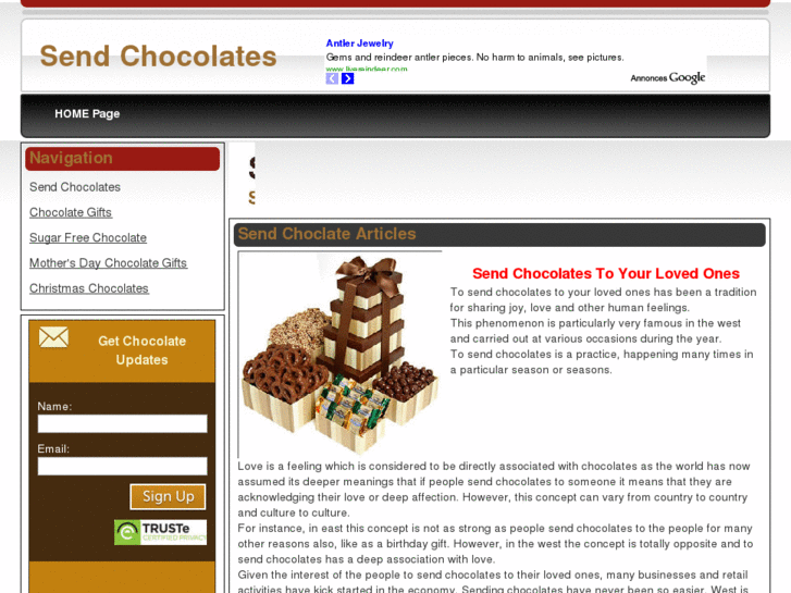 www.sendchocolates.org