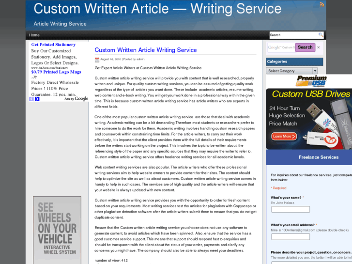 www.customwrittenarticle.com
