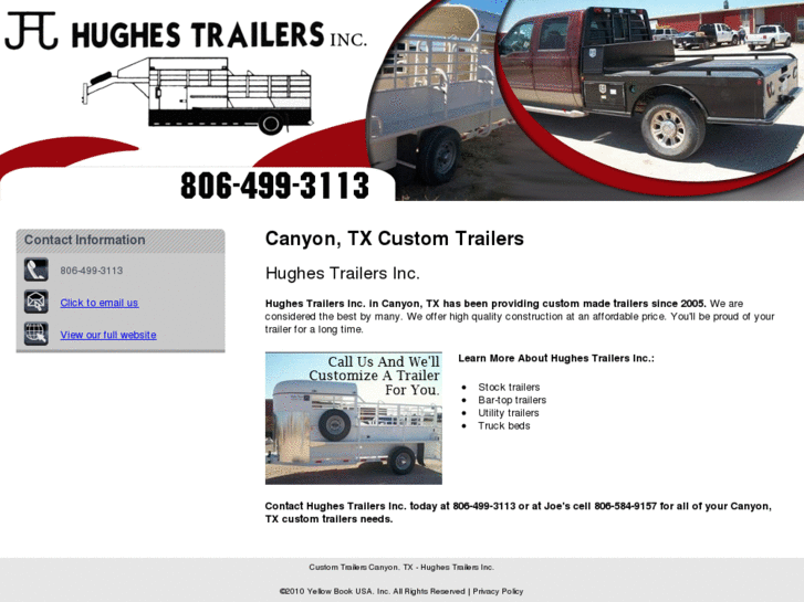 www.hughesranchtrailers.net