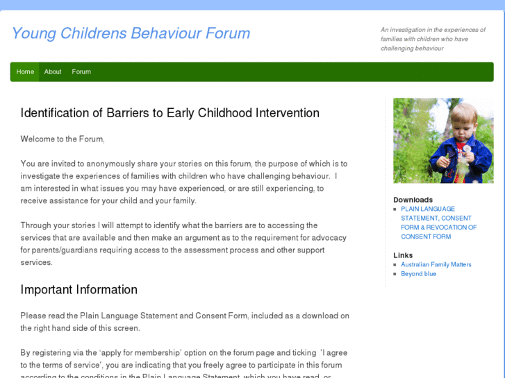 www.youngchildrensbehaviour.com