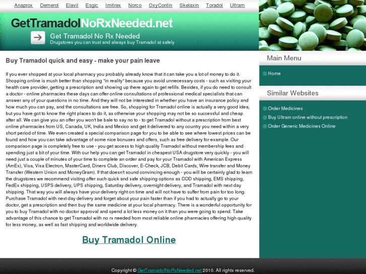 www.gettramadolnorxneeded.net