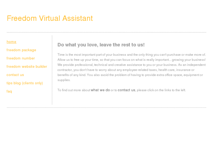 www.freedomvirtualassistant.net