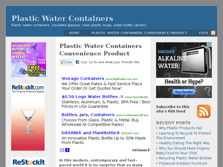 www.plasticwatercontainers.net