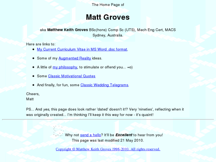 www.mattgrov.es