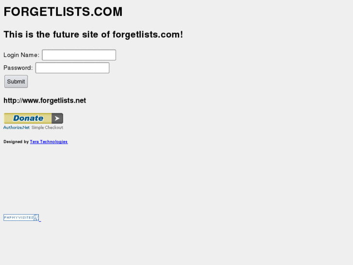 www.forgetlists.net