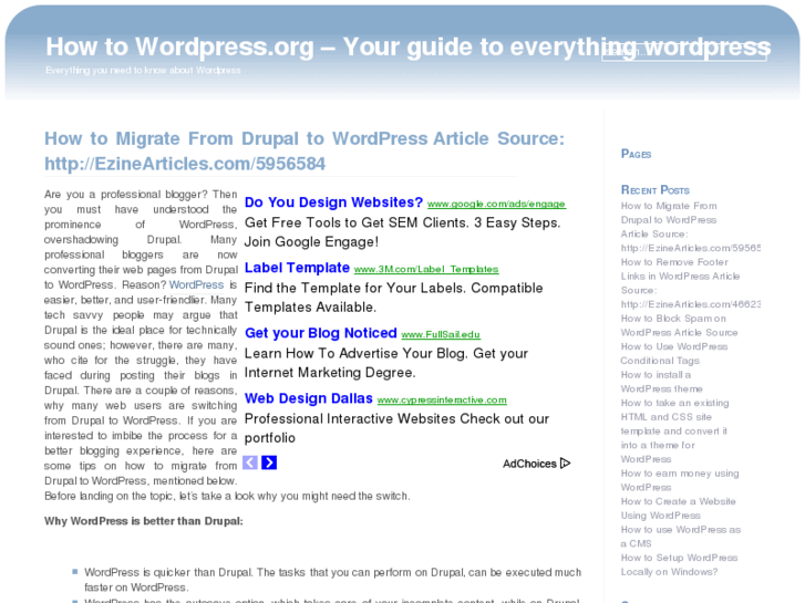 www.howtowordpress.org