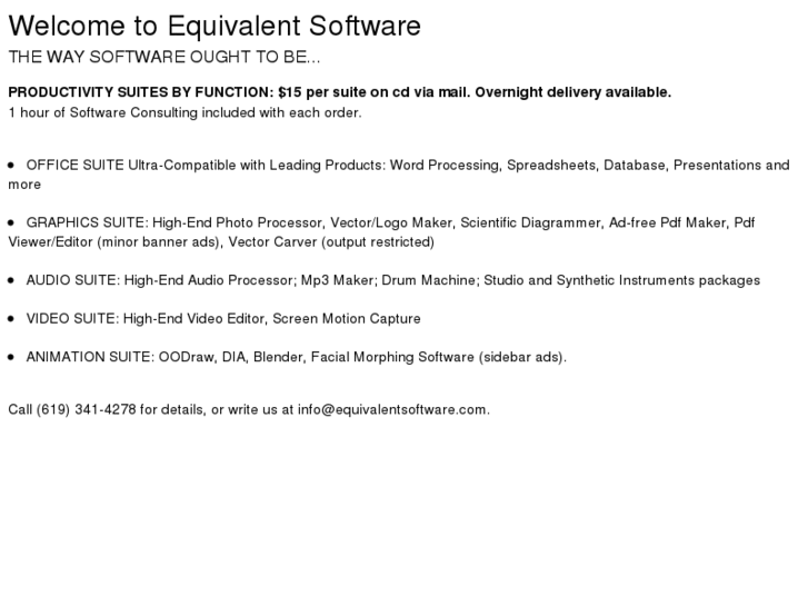 www.equivalentsoftware.com