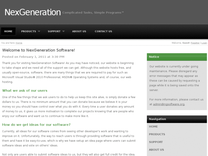 www.ngsoftware.org