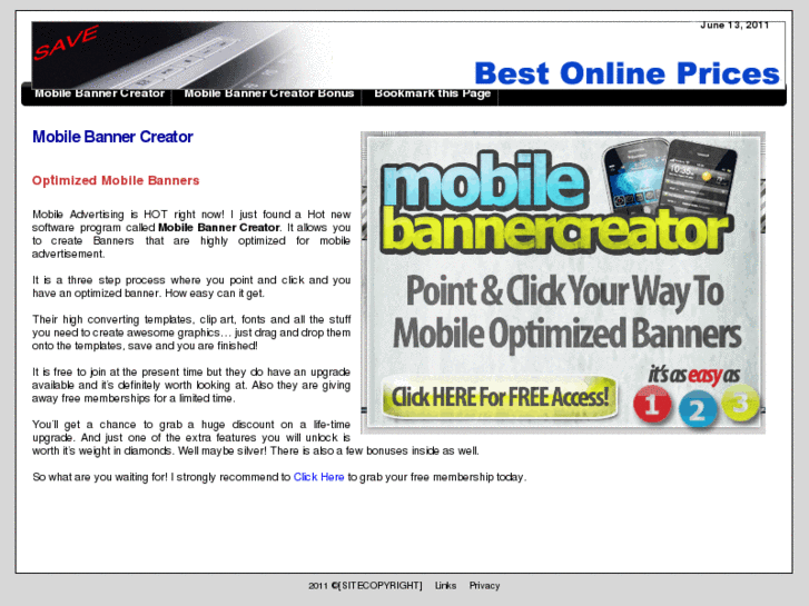www.mobilebannercreator.net
