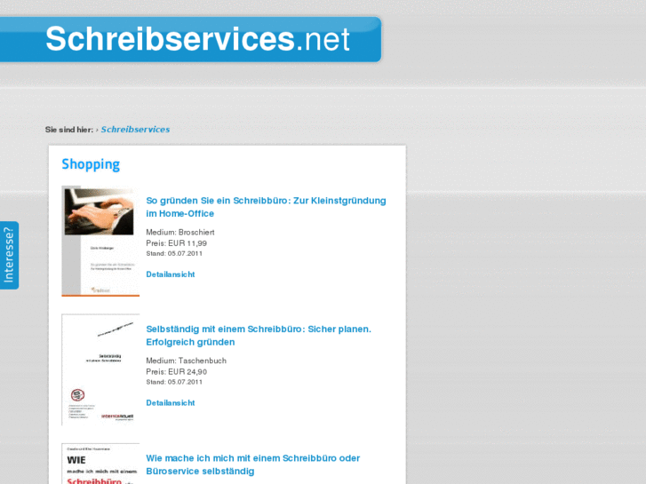 www.schreibservices.net