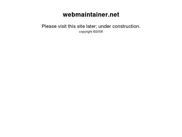 www.webmaintainer.net