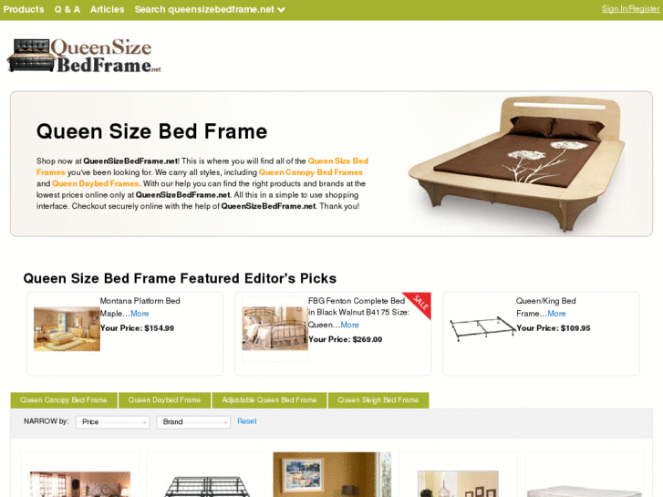 www.queensizebedframe.net