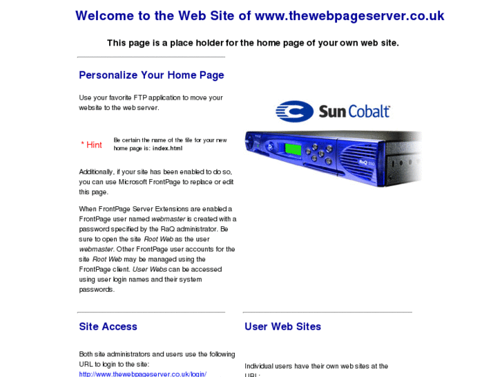 www.thewebpageserver.co.uk
