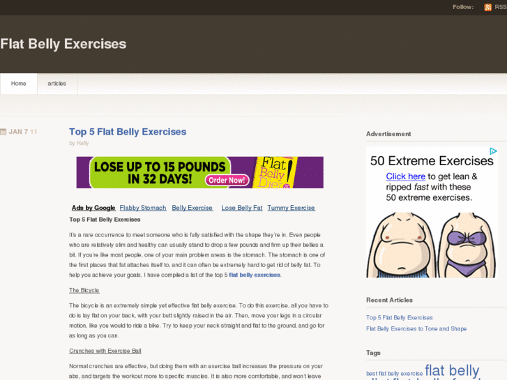 www.flatbellyexercises.net