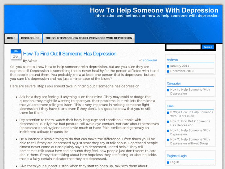 www.howtohelpsomeonewithdepression.net