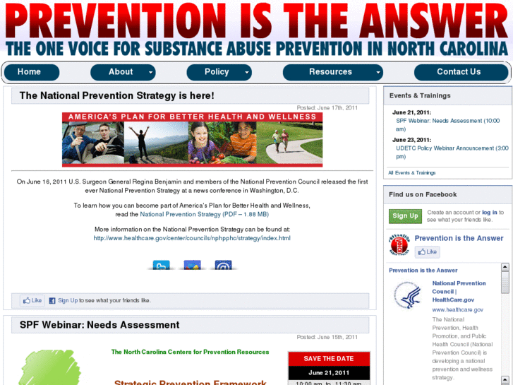www.preventionistheanswer.org