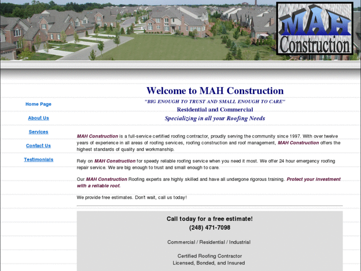 www.mahconstruction.com